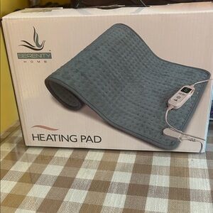 NWT Serenity Home Gray Heating Pad